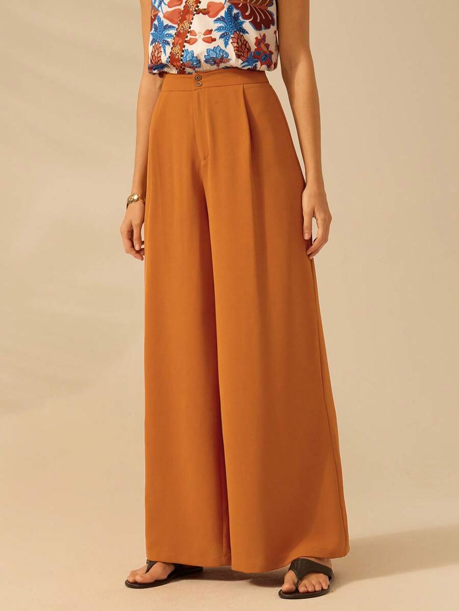 Pantalón Ancho Boho "Naranja"