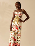 Vestido Palmera Dorada