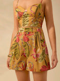 Short Boho Tropical Amarillo