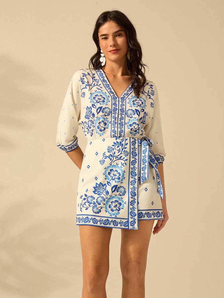 Falda Amalfi Azul