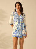 Falda Amalfi Azul
