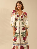 Vestido Flor Blanca Firenze