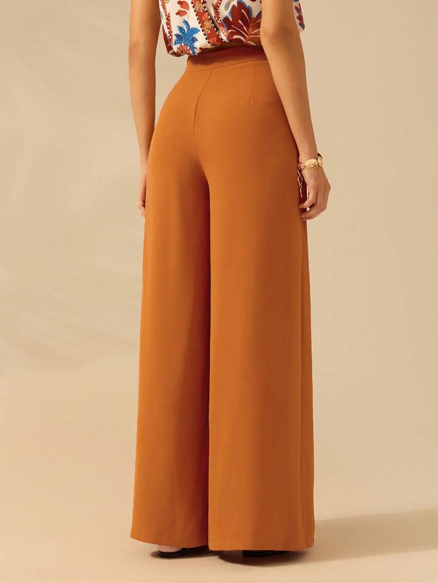 Pantalón Ancho Boho "Naranja"