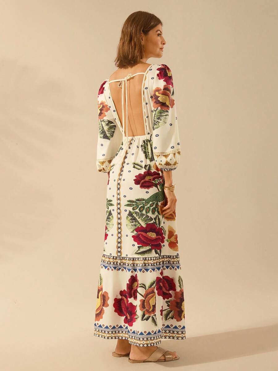 Vestido Flor Blanca Firenze