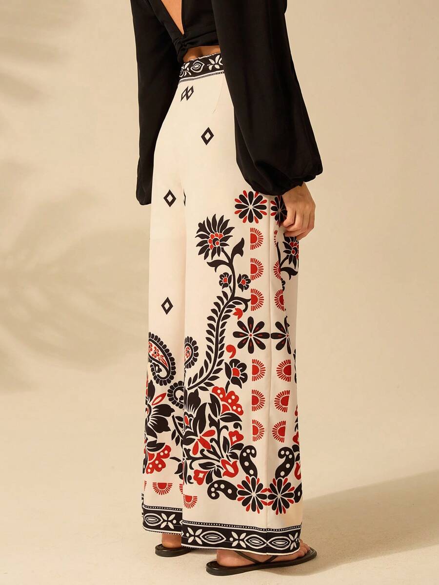 Pantalón Palazzo Tropical