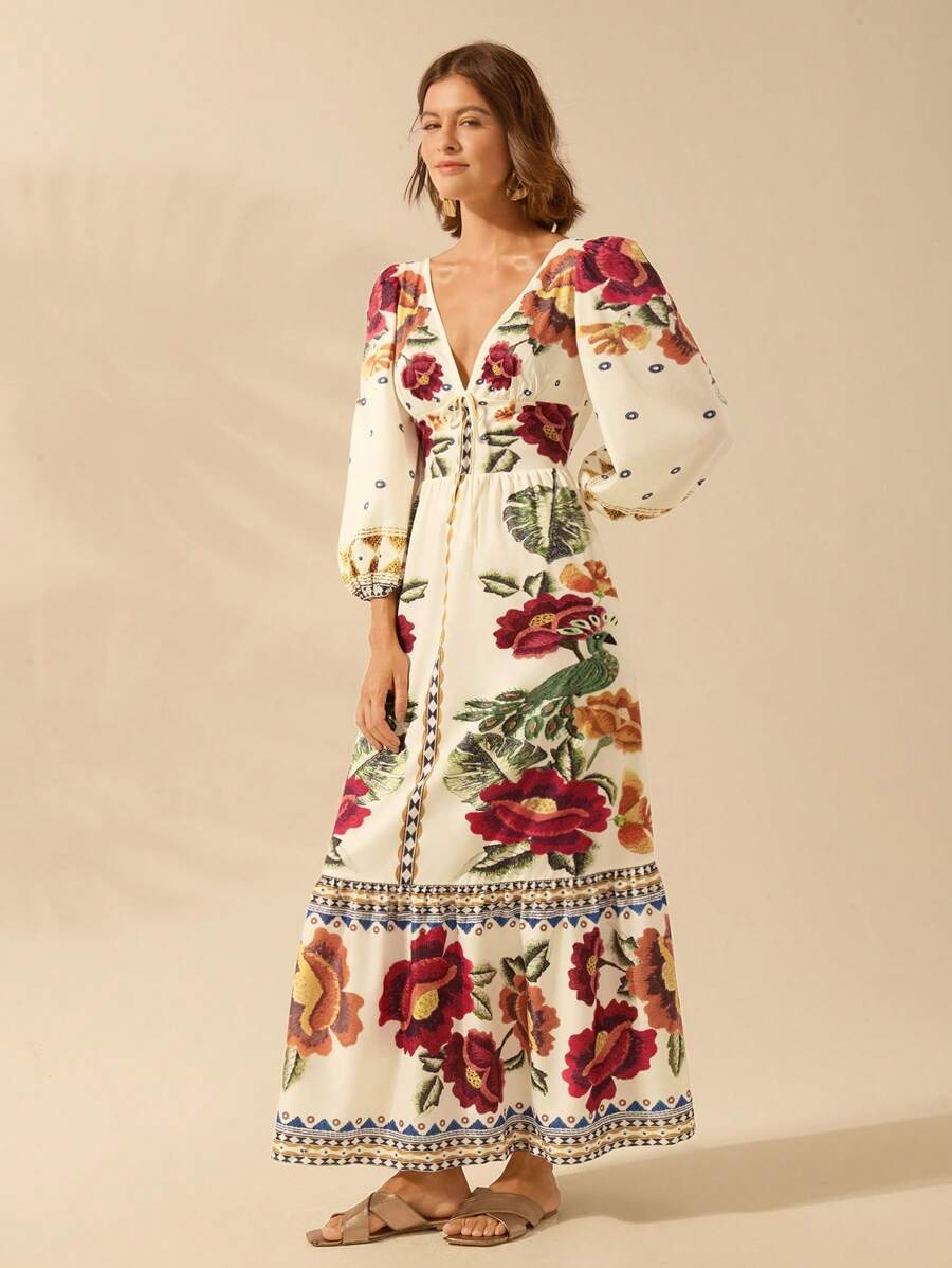 Vestido Flor Blanca Firenze