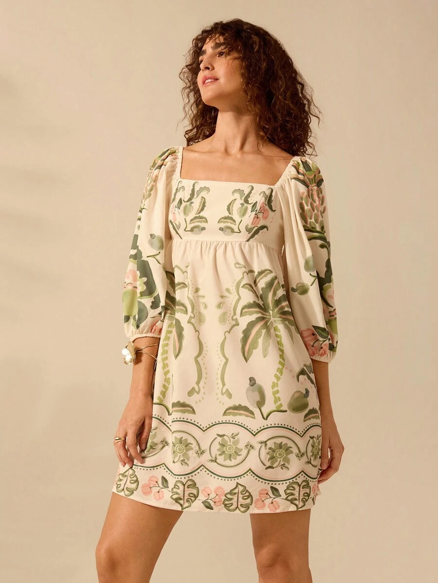 Vestido Jardín Rododendro