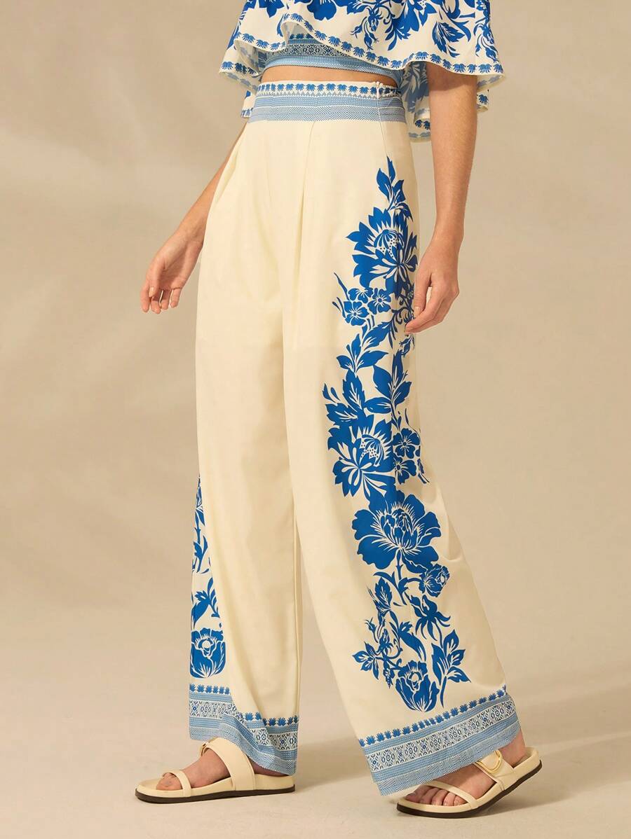 Pantalón Pantacourt “Azul Mar”