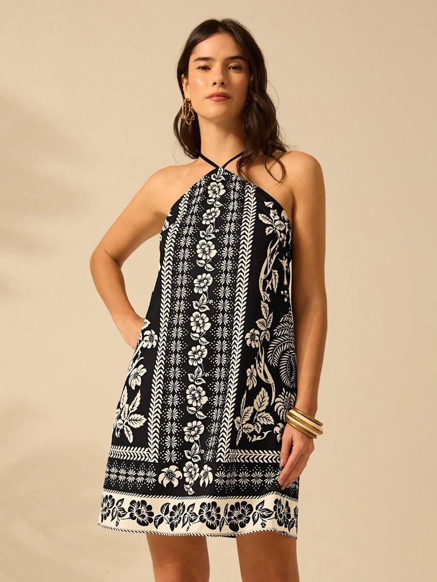 Vestido Halter Boho
