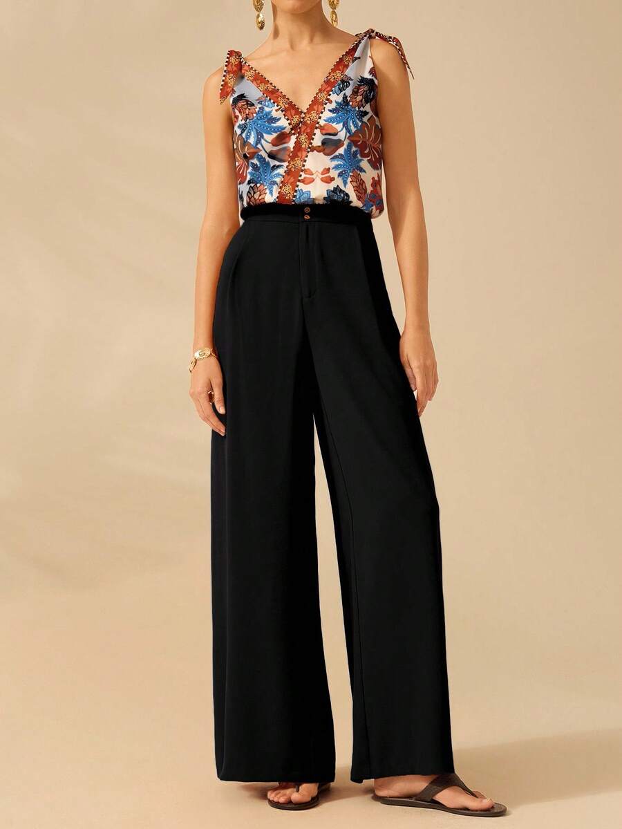 Pantalón Palazzo “Brisa Negra”