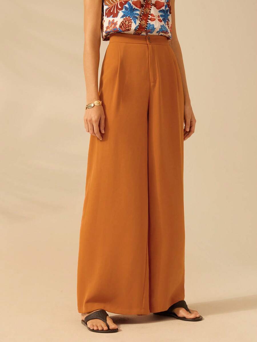 Pantalón Ancho Boho "Naranja"