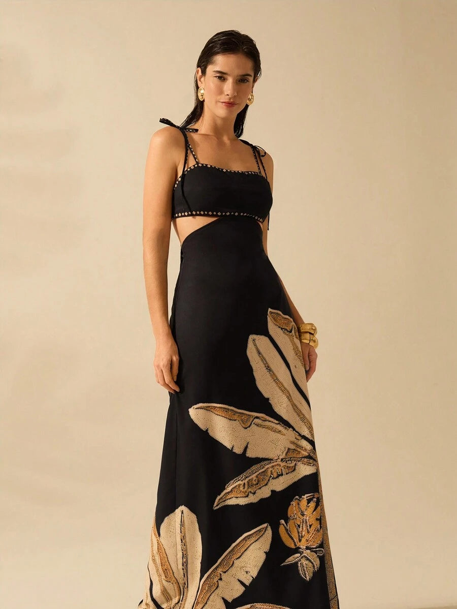 Vestido Palma Dorada