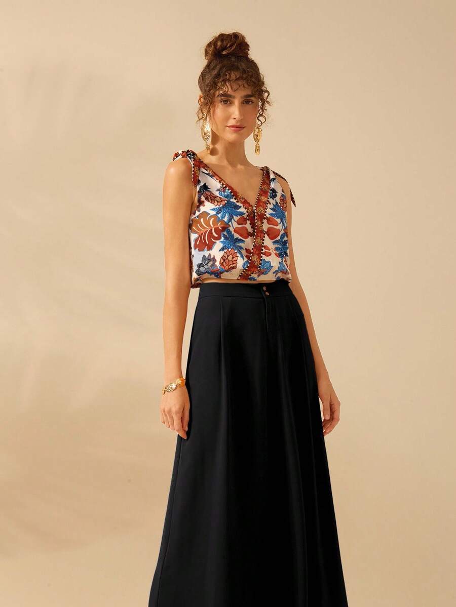 Pantalón Palazzo “Brisa Negra”