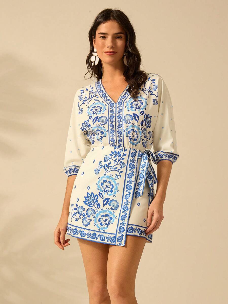 Falda Amalfi Azul