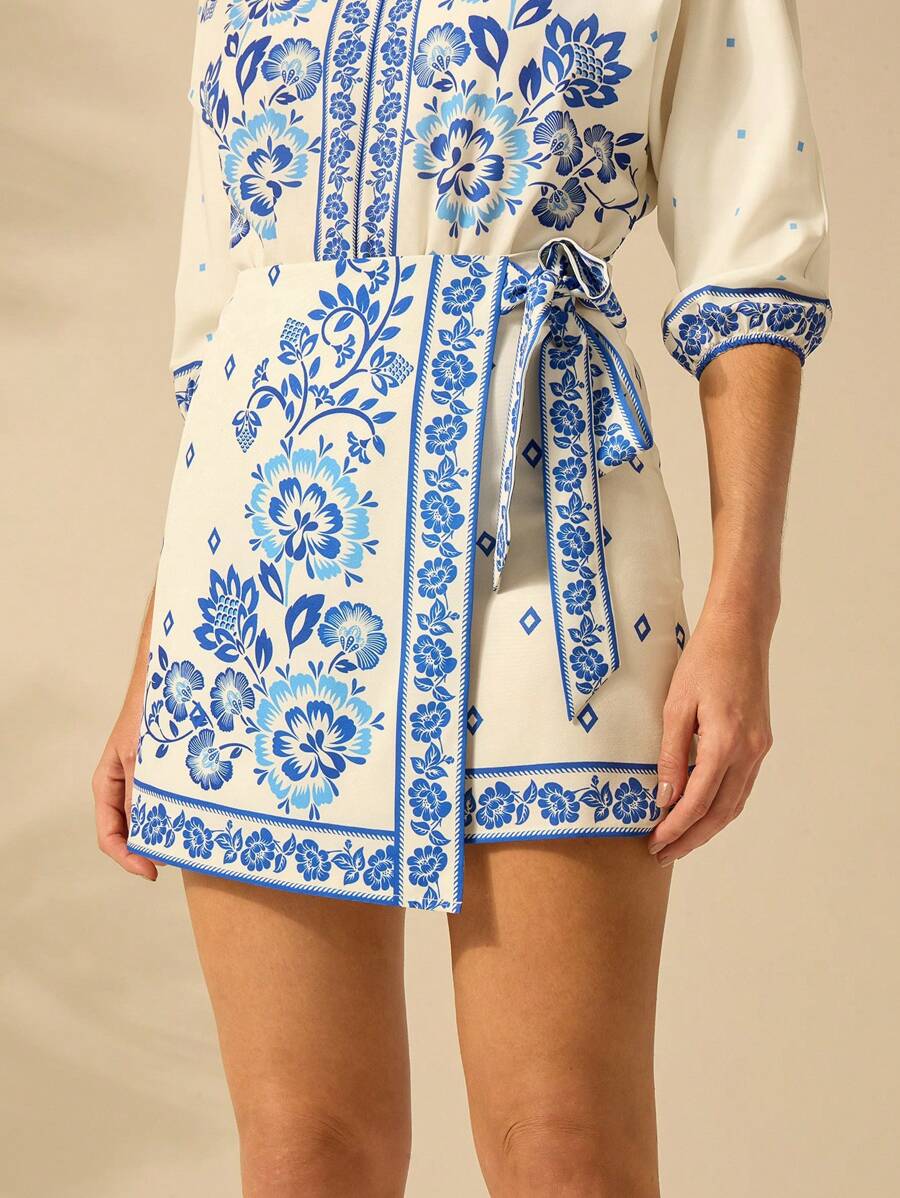 Falda Amalfi Azul