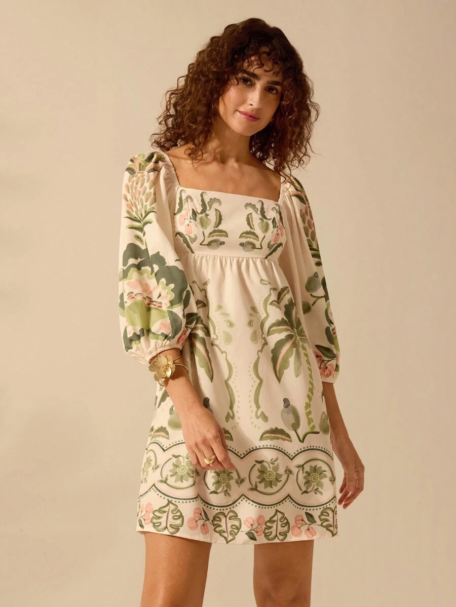 Vestido Jardín Rododendro