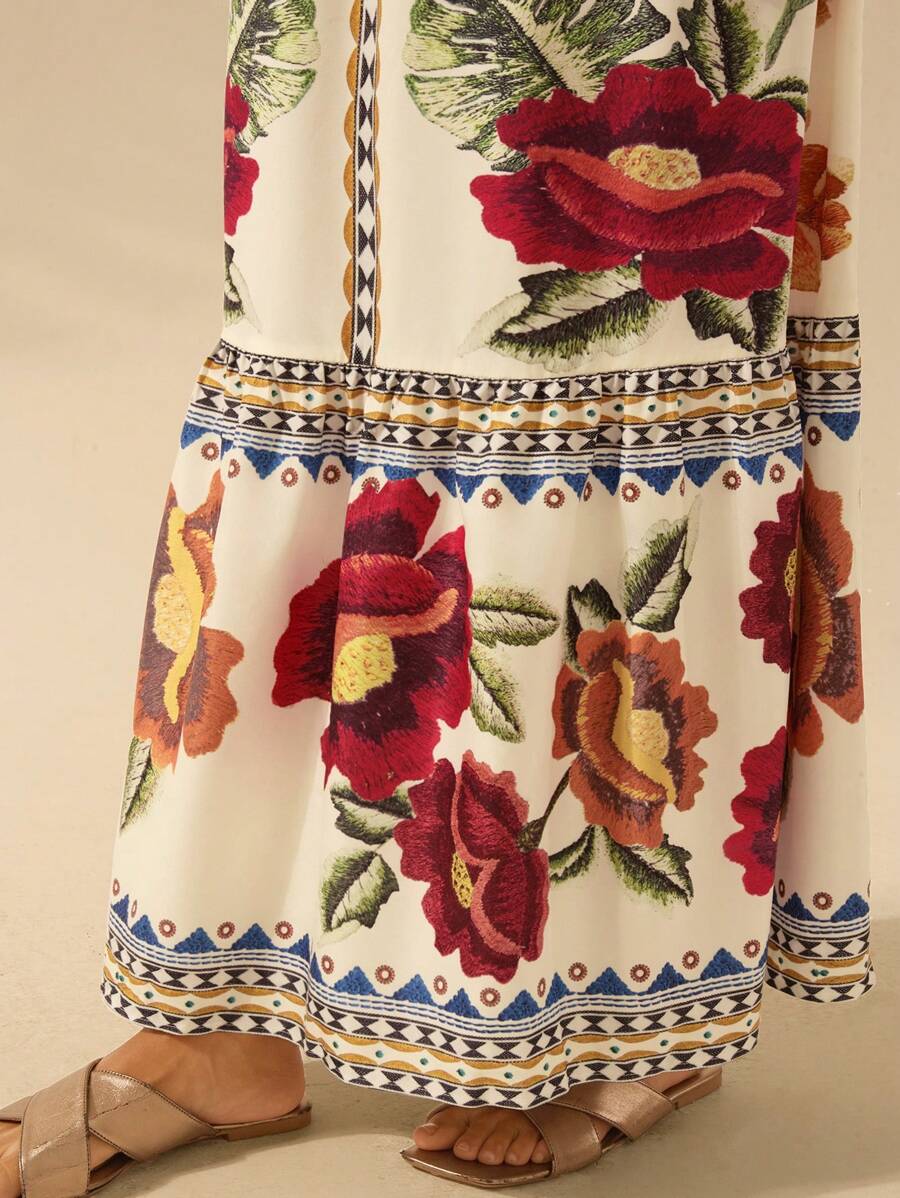 Vestido Flor Blanca Firenze