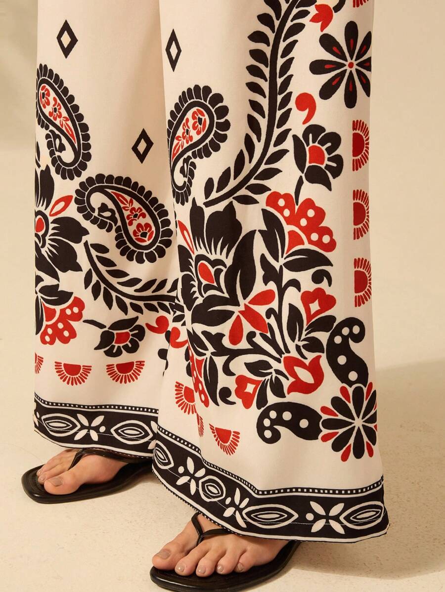 Pantalón Palazzo Tropical