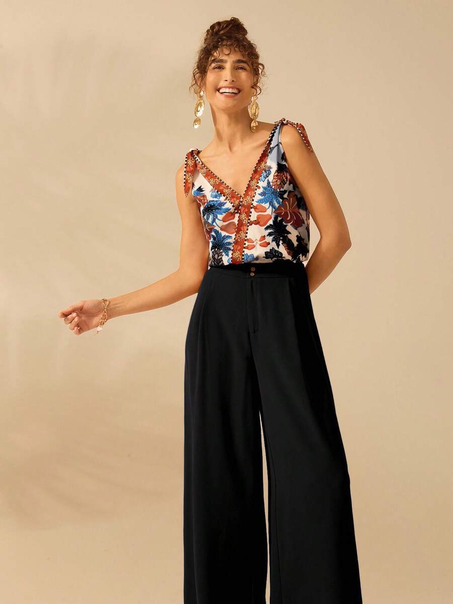 Pantalón Palazzo “Brisa Negra”