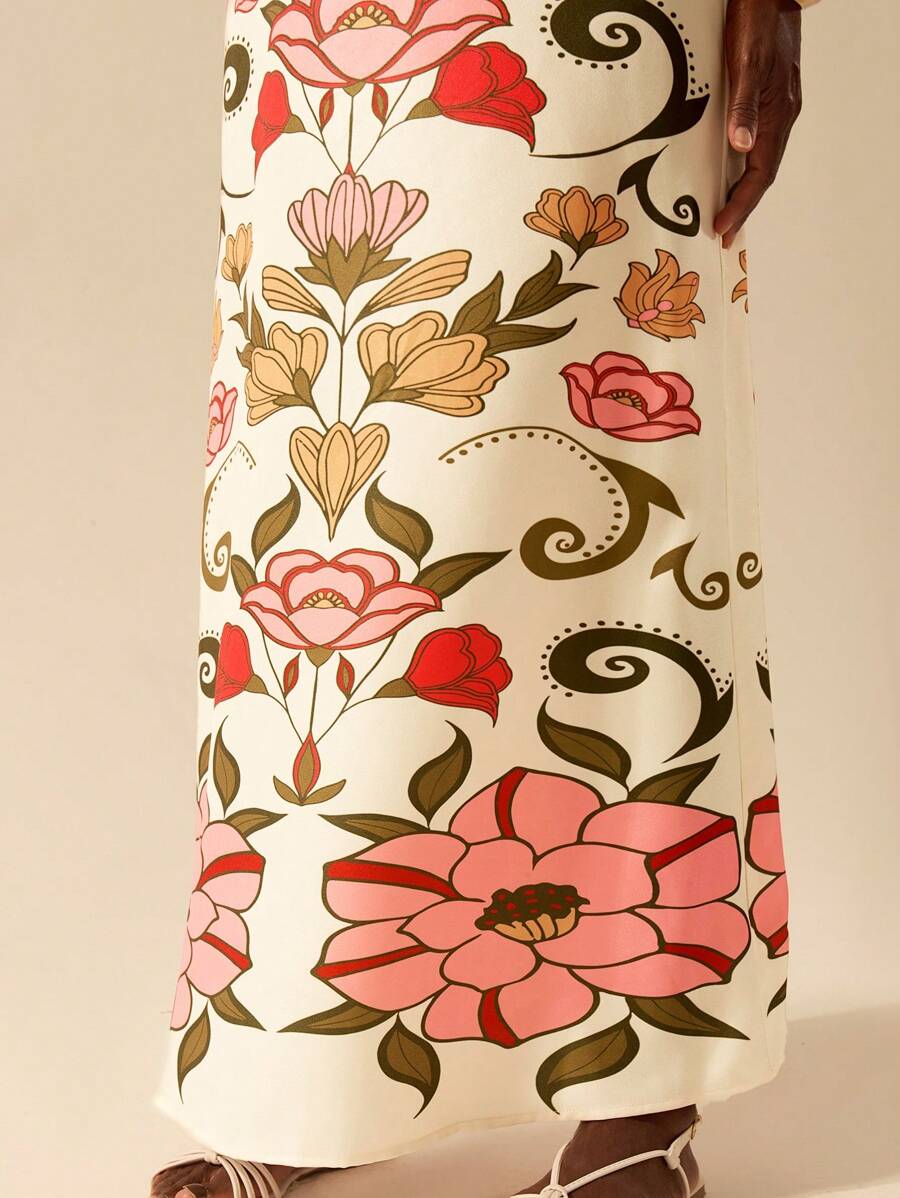 Vestido Palmera Dorada