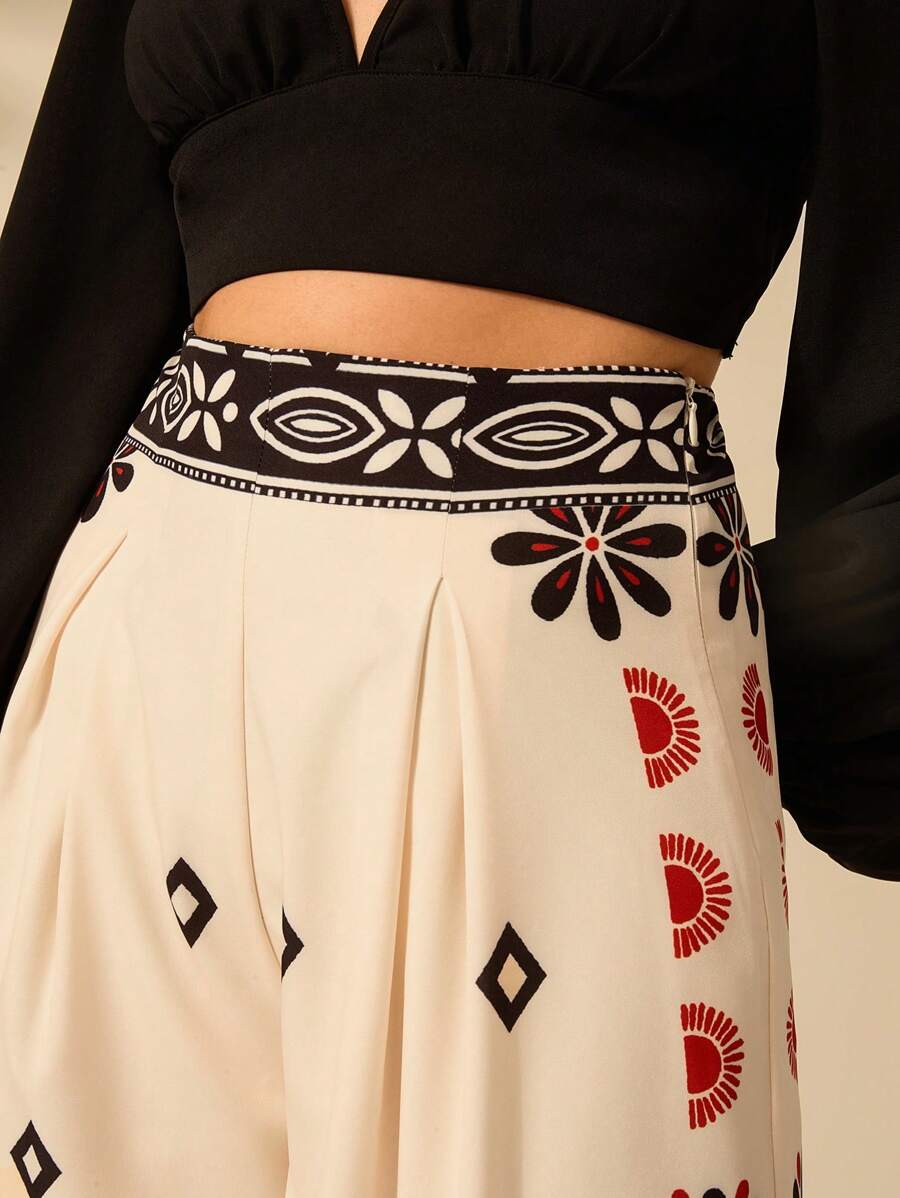 Pantalón Palazzo Tropical