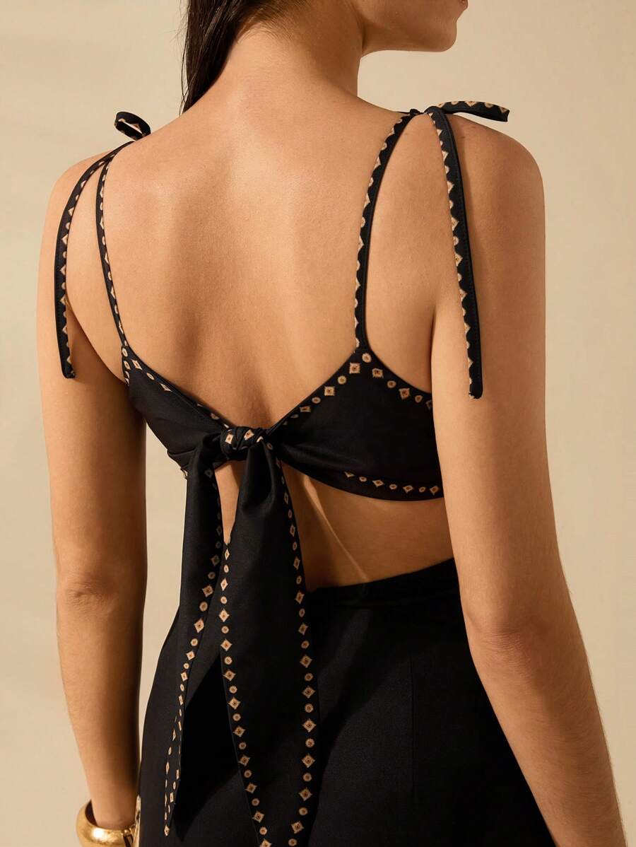 Vestido Palma Dorada