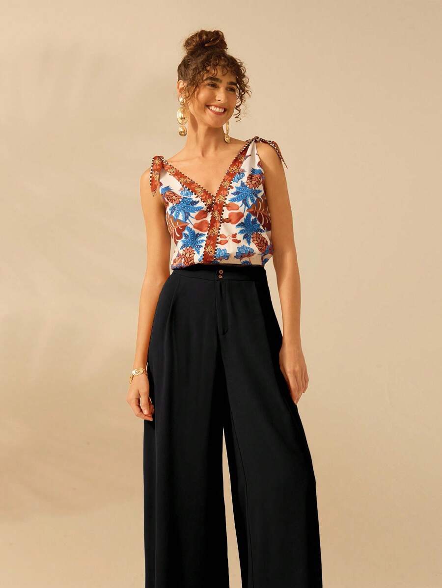 Pantalón Palazzo “Brisa Negra”