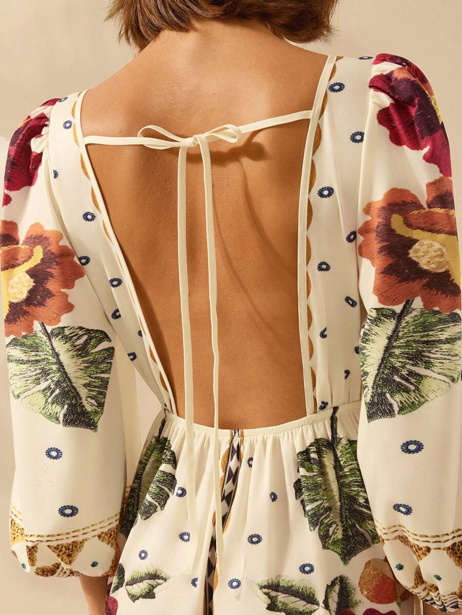 Vestido Flor Blanca Firenze