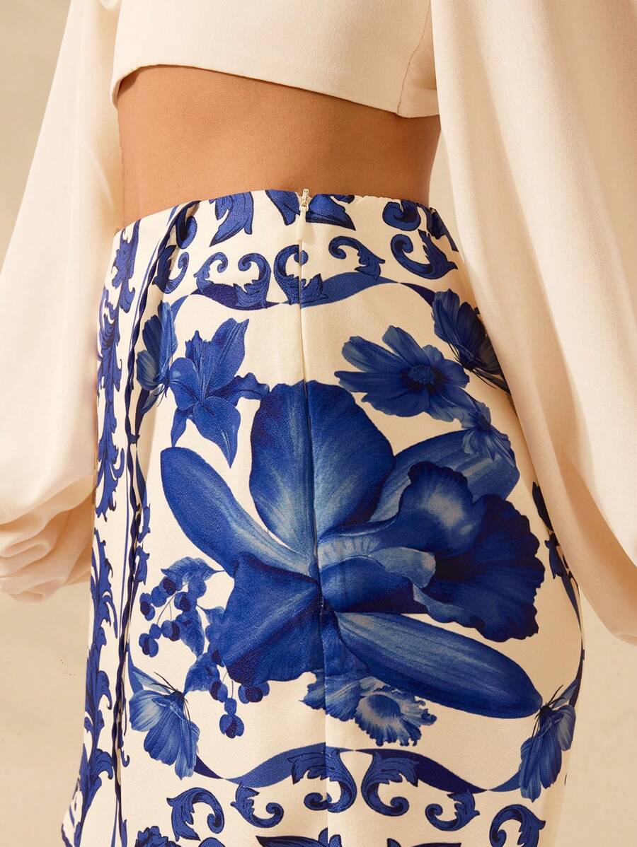 Short Porcelana Azul