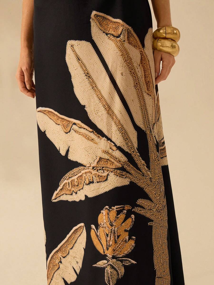Vestido Palma Dorada
