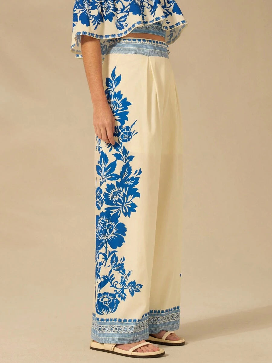 Pantalón Pantacourt “Azul Mar”