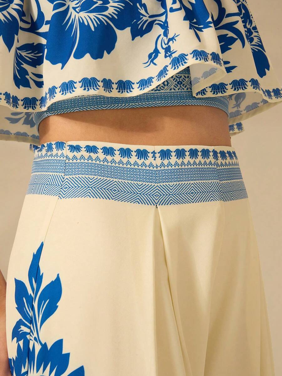 Pantalón Pantacourt “Azul Mar”